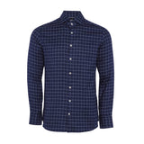 Hackett London Men's Blue Checked Shirt Size S HM308901