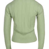 Sandro Women's Green Cashmere Blend Sweater Size 34 FR 6 UK 2 US SFPPU01557