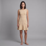 Maje Women's Beige Fine Knit Short Dress Size 38 FR 10 UK 6 US MFPRO01821