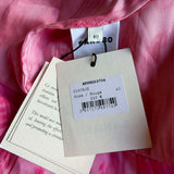 Sandro Women's Pink Satin Sleeveless  Wrap Dress Size 40 FR 12 UK 8US SFPRO03704
