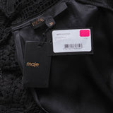 Maje Women's Black Open Back Playsuit Size 38 FR 10 UK 6 US MFPCO00269