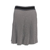 Sandro Women's Black Houndstooth Pleated Skirt Size 36 FR 8 UK 4 US SFPJU00928