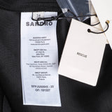 Sandro Women's Black Pencil Midi Rhinestones Skirt Size 34FR 6UK 2US SFPJU00845