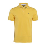 Hackett London Men's Yellow Short Sleeve 100% Cotton Polo Shirt Size M HM562979