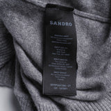 Sandro Women's Grey Cashmere & Wool Jumper Size 36 FR 8 UK 4 US SFPPU01796