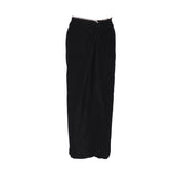 Sandro Women's Black Pencil Midi Rhinestones Skirt Size 34FR 6UK 2US SFPJU00845
