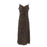 Sandro Paris Women's Black Floral Sleeveless Viscose Dress Size 36 S SFPRO01744