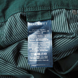 Hackett London Men's Dark Green Moleskin Tapered Trousers Size 30 R HM212563
