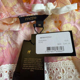Maje Women's Pink Silk Blend Floral Dress Size 36 FR 8 UK 4 US MFPRO02510