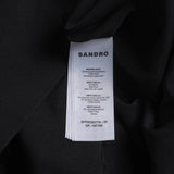 Sandro Paris Women's Black Rhinestone Dress Size 38 FR 10 UK 6 US SFPRO03776