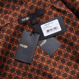 Maje Women's Brown Long Sleeve Satin Shirt Size 36 FR 8 UK 4 US MFPCM00341
