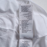 Sandro Women's White Rhinestone Cropped T-Shirt Size 40 FR 12 UK 8 US SFPTS01313