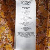 Maje Women's Dress Fit & Flare Cut Out Dress Size 36FR 8UK 4US MFPRO01880