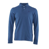 Hackett London Men's Blue 100% Cotton Long Sleeve Polo Shirt Size L HM550988