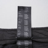 Maje Women's Black Velvet Vinyl Tweed Short Skirt Size 36 FR 8 UK 4US MFPJU00889