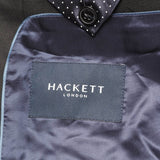 Hackett London Men's Black 100% Virgin Wool Suit Jacket Size 46 L HM422832