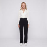 Sandro Women's Black Long Sleeve Viscose Jumpsuit Size 40 FR 12UK 8US SFPCO00040