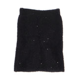 Sandro Women's Black  Wool Sequins Skirt Size 42 FR 14 UK 10 SFPJU00805