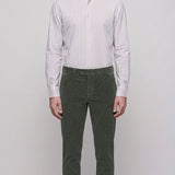 Hackett London Men's Green Corduroy Chino Trousers Size 32 R HM212356