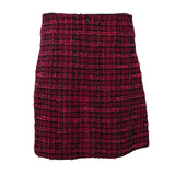 Sandro Women's Pink Wool Blend Tweed Skirt Size 38 FR 10 UK 6 US SFPJU00742