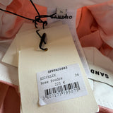 Sandro Women's Pink Viscose Straight Trousers Size 36 FR 8 UK 4 US SFPPA00883