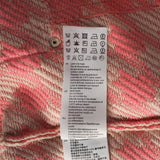 Sandro Women's Pink Houndstooth Cotton Short Jacket Size 1 S UK 8