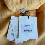 Sandro Women's Orange Linen Blend Short Dress Size 40 FR 12 UK 8 US SFPRO03659