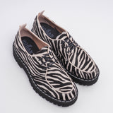 Hogan Women's Black Zebra H543 Allacciato Lace Up Shoes Size 35 EU 2 UK 5 US