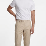 Sandro Herren-Anzughose, beige, 100 % Leinen, Größe , Größe 38 (FR), 28 (UK), SHPPA01124