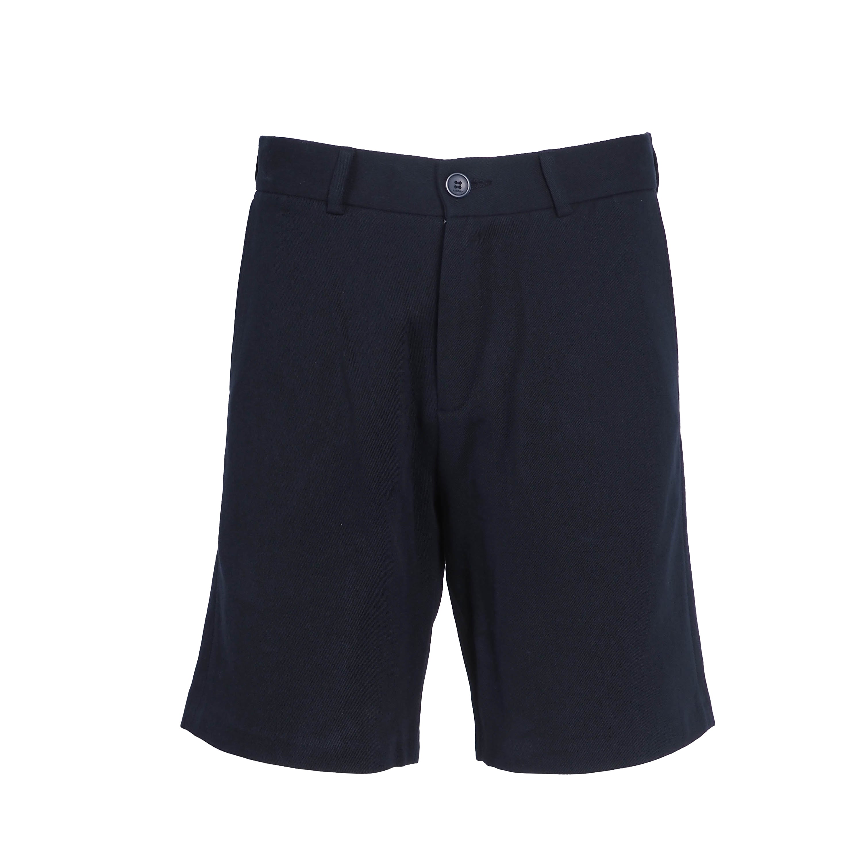Sandro Paris Men's Navy Blue 100% Cotton Shorts Size 40 SHPBE00070