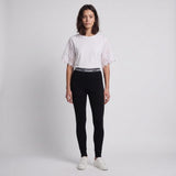 Sandro Paris Women's Black Stretch Leggings Style Trousers Size 34 XS SFPPA01094