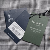 Hackett London Men's Grey Check Long Sleeve Flannel Shirt Size S HM309204