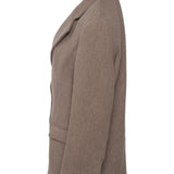 Sandro Women's Brown Wool Blend Suit Jacket Size 38 FR 10 UK 6 US SFPVE00568