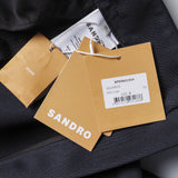 Sandro Women's Navy Cargo Trousers Size 38 FR 10 UK 6 US SFPPA01509