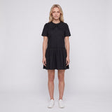 Sandro Women's Black Collared Short Dress Size 36FR 8UK 4US SFPRO02055