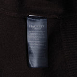 Hackett London Men's Brown Zip 100% Wool Sweater Size M HM702877