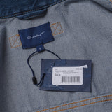 GANT Men's Blue Logo 100% Cotton Denim Jacket Size S 7006318