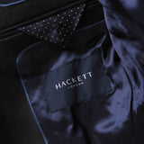 Hackett London Men's Black 100% Virgin Wool Suit Size 34 R HM422832
