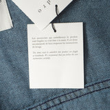 Sandro Paris Blaue Jeansjacke mit Strasssteinen für Damen, Größe 34FR, 6UK, 2US, SFPCM00241