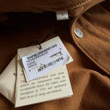 Sandro Paris Men's Camel 100% Cotton Worker Jacket Size S SHPBL00646