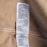 Sandro Paris Damen-Jeansjacke in Beige mit Logo, 100 % Baumwolle, Größe XXL, 2XL, SHPBL00756