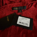 Maje Women's Red Long Sleeve Flowing Dress Size 40 FR 12 UK 8 US MFPRO02685