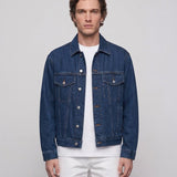 GANT Men's Blue Logo 100% Cotton Denim Jacket Size S 7006318