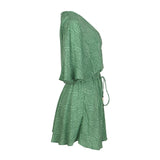 Maje Women's Green Printed Playsuit Size 40 FR 12 UK 8 US MFPCO00270