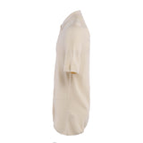 Sandro Men's Beige Knit Viscose Open Work Polo Shirt Size S SHPTR00531