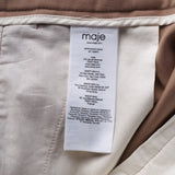 Maje Women's Brown Tailored Wool Blend Trousers Size 40 FR 12 UK 8 US MFPPA00431