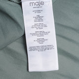 Maje Women's Green Cutout Sleeveless Long Dress Size 40 FR 12 UK 8 US MFPRO02968