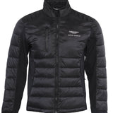 Hackett London x Aston Martin Men's Black Logo Quilted Jacket Size S HM402979