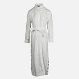Sandro Women's White Long Cotton Shirt Dress Size 38 FR 10 UK 6 US SFPRO03706