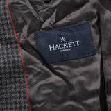 Hackett London Men's Brown Houndstooth Wool Blazer Jacket Size 40R HM443106R